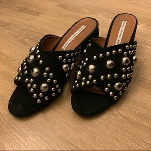 & other stories Studs Sandals Block Heel